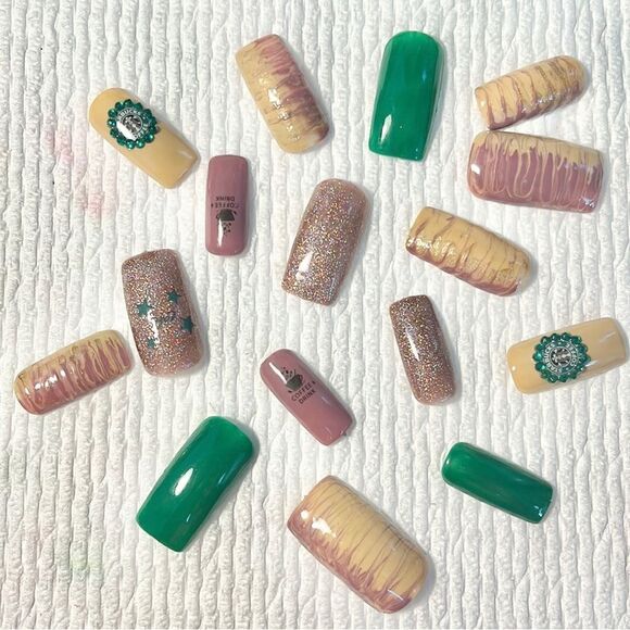 Coffee shop gel pressons - Picture 3 of 10